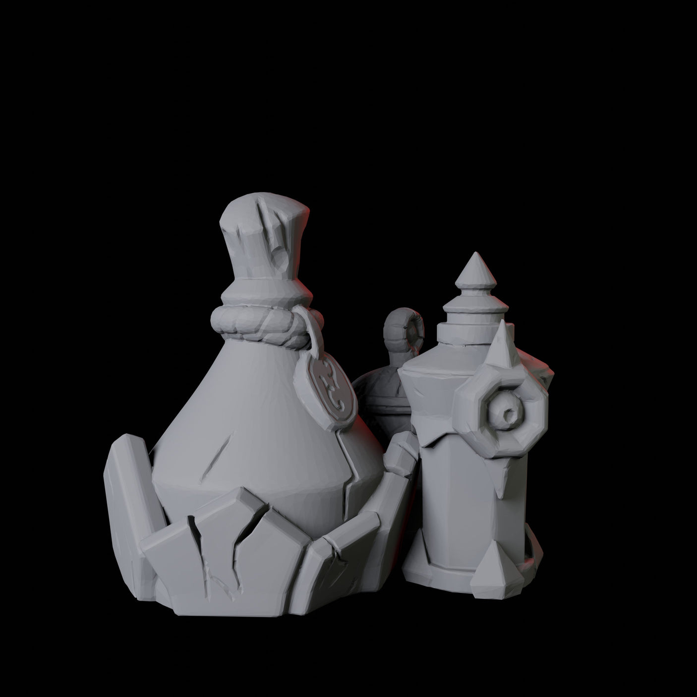 Potion Bottle D Miniature for Dungeons and Dragons, Pathfinder or other TTRPGs