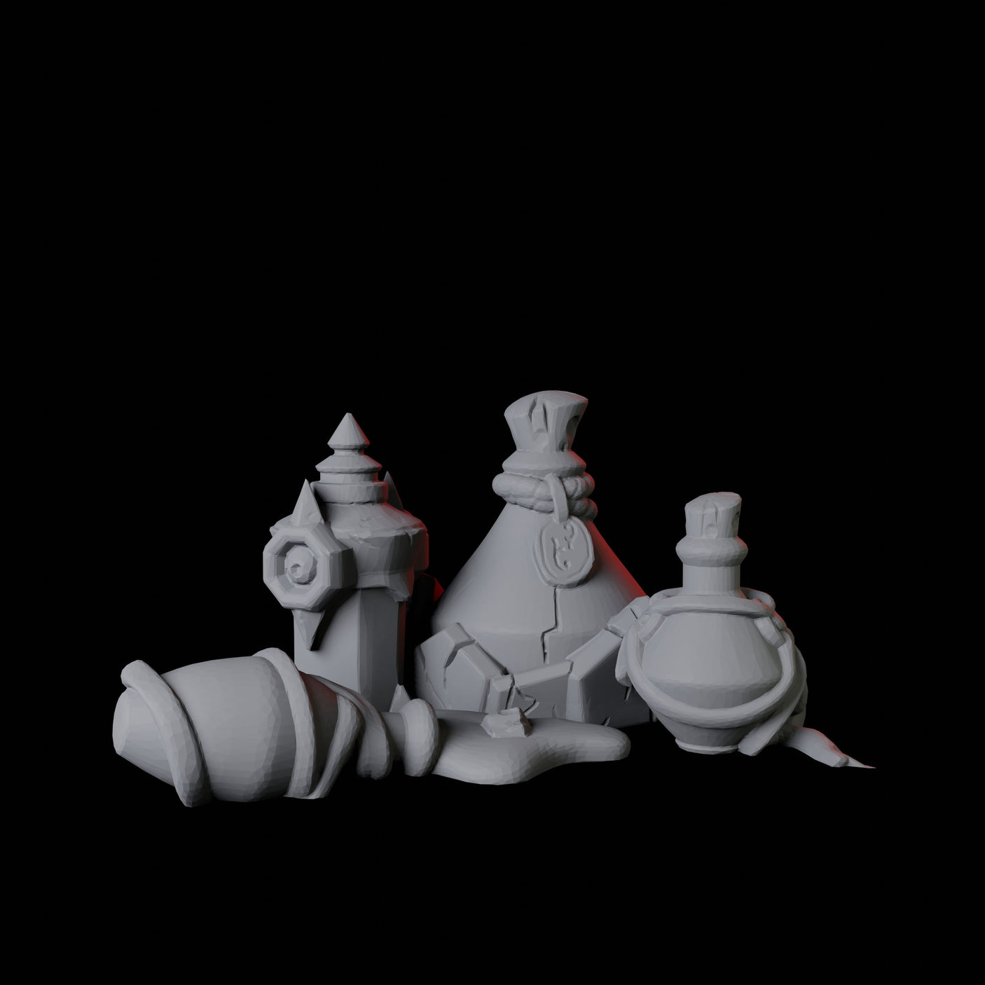 Potion Bottle E Miniature for Dungeons and Dragons, Pathfinder or other TTRPGs