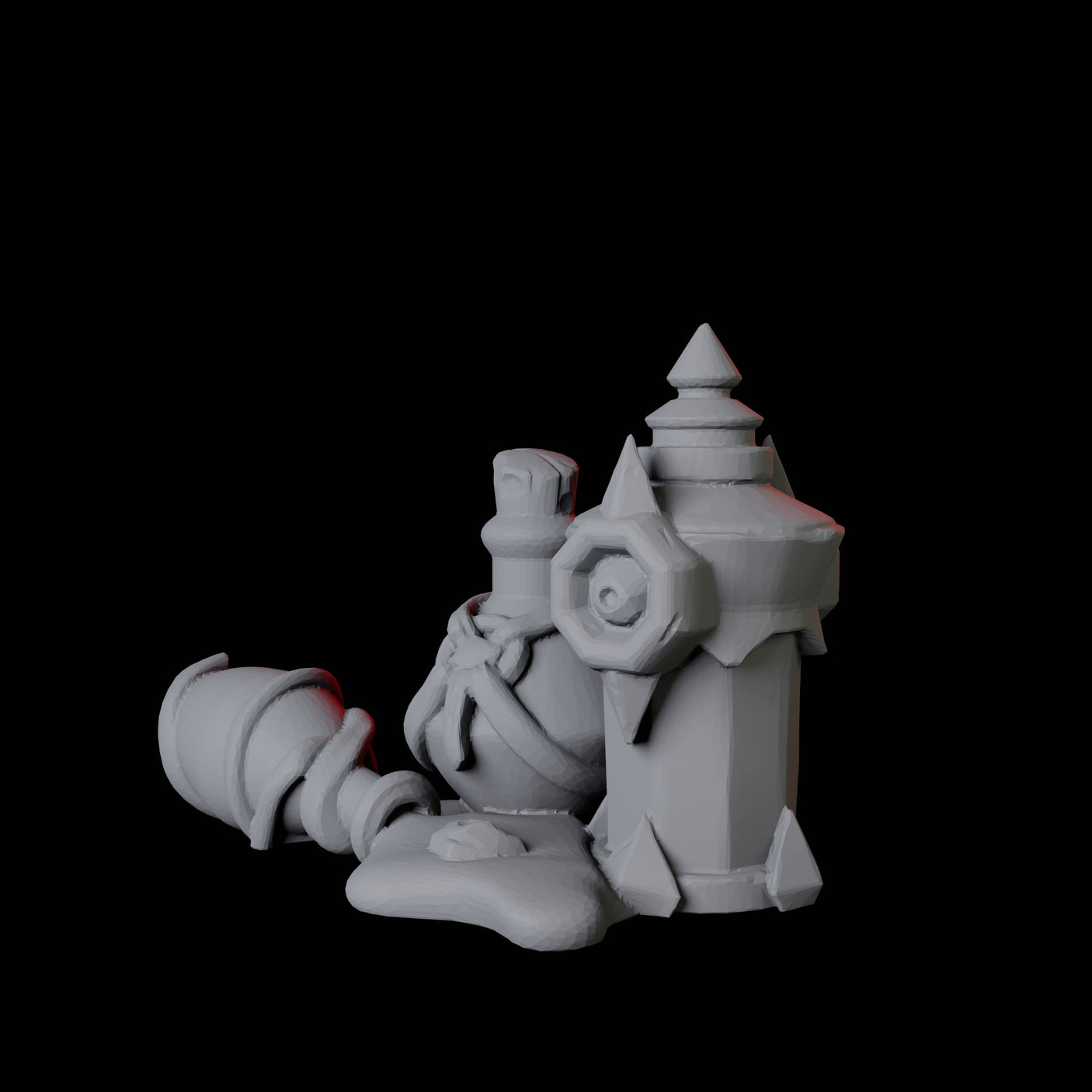 Potion Bottle F Miniature for Dungeons and Dragons, Pathfinder or other TTRPGs