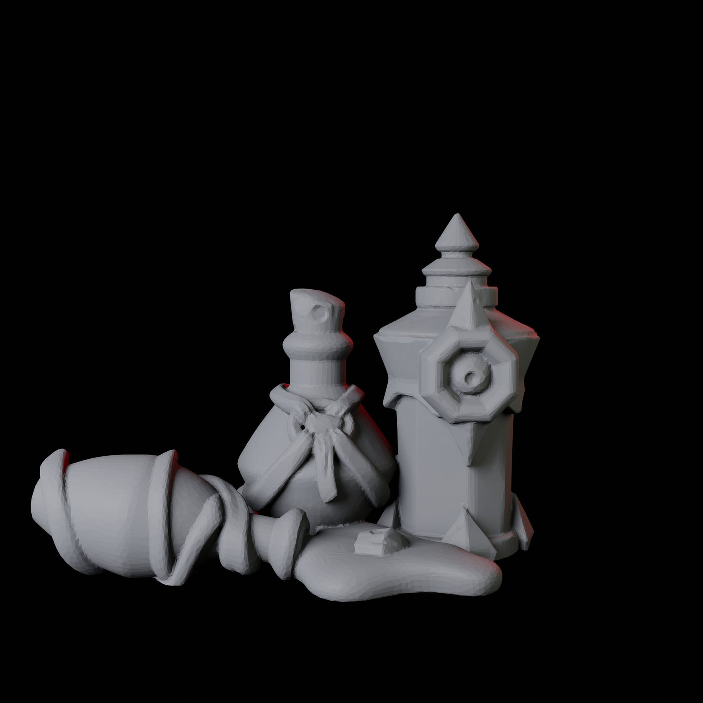 Potion Bottle F Miniature for Dungeons and Dragons, Pathfinder or other TTRPGs