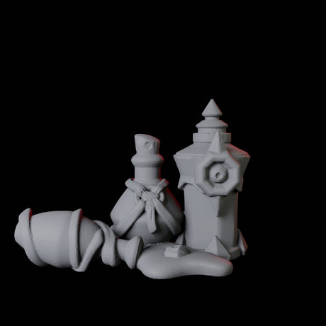 Potion Bottle F Miniature for Dungeons and Dragons, Pathfinder or other TTRPGs