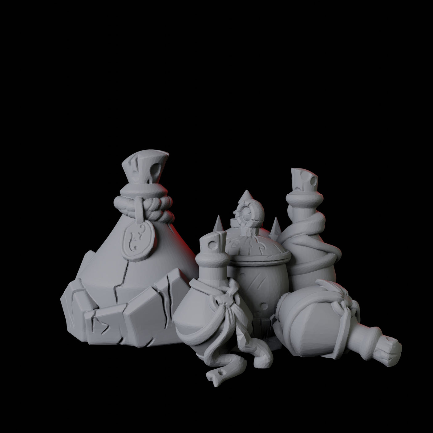 Potion Bottles Miniature for Dungeons and Dragons, Pathfinder or other TTRPGs