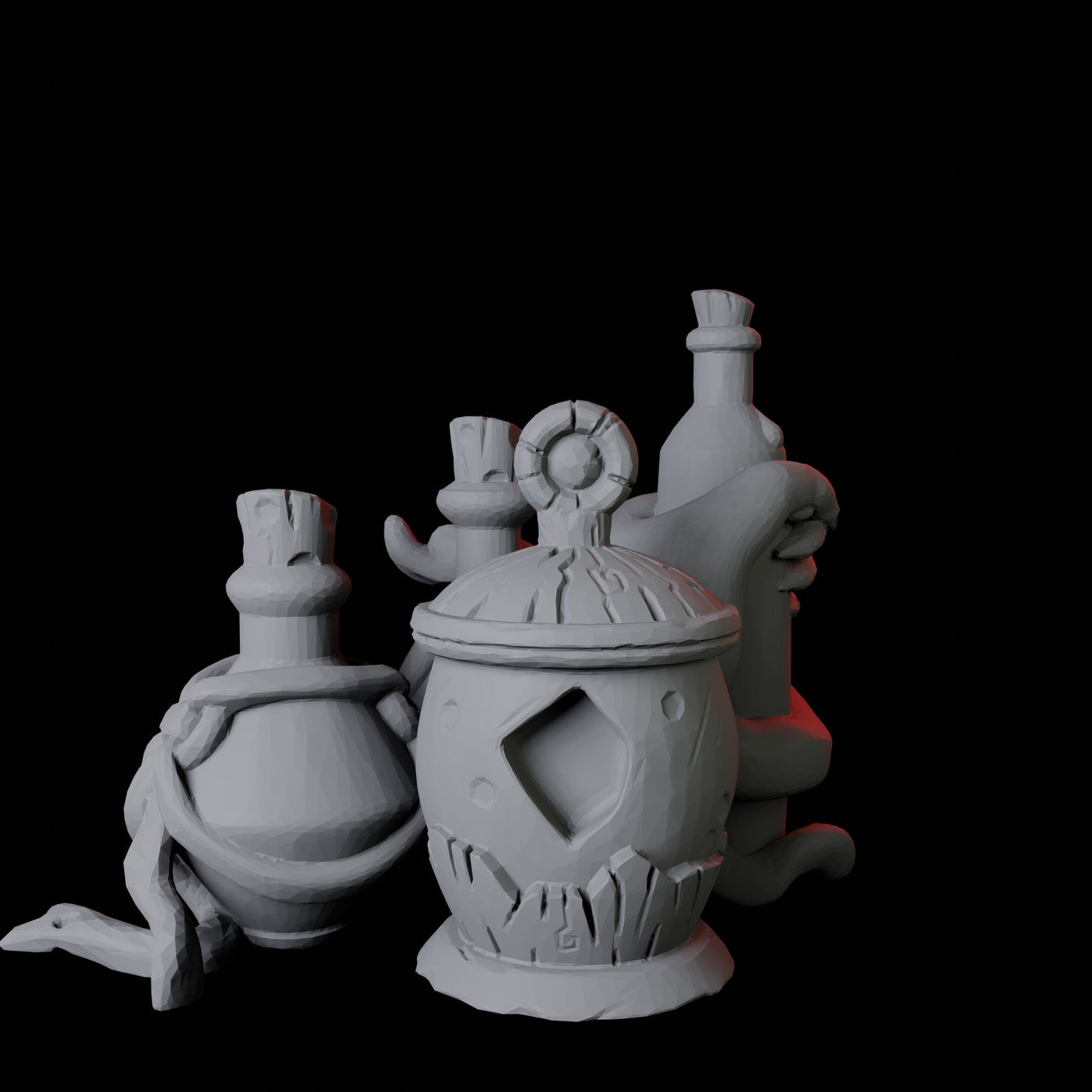 Potion Bottles Miniature for Dungeons and Dragons, Pathfinder or other TTRPGs