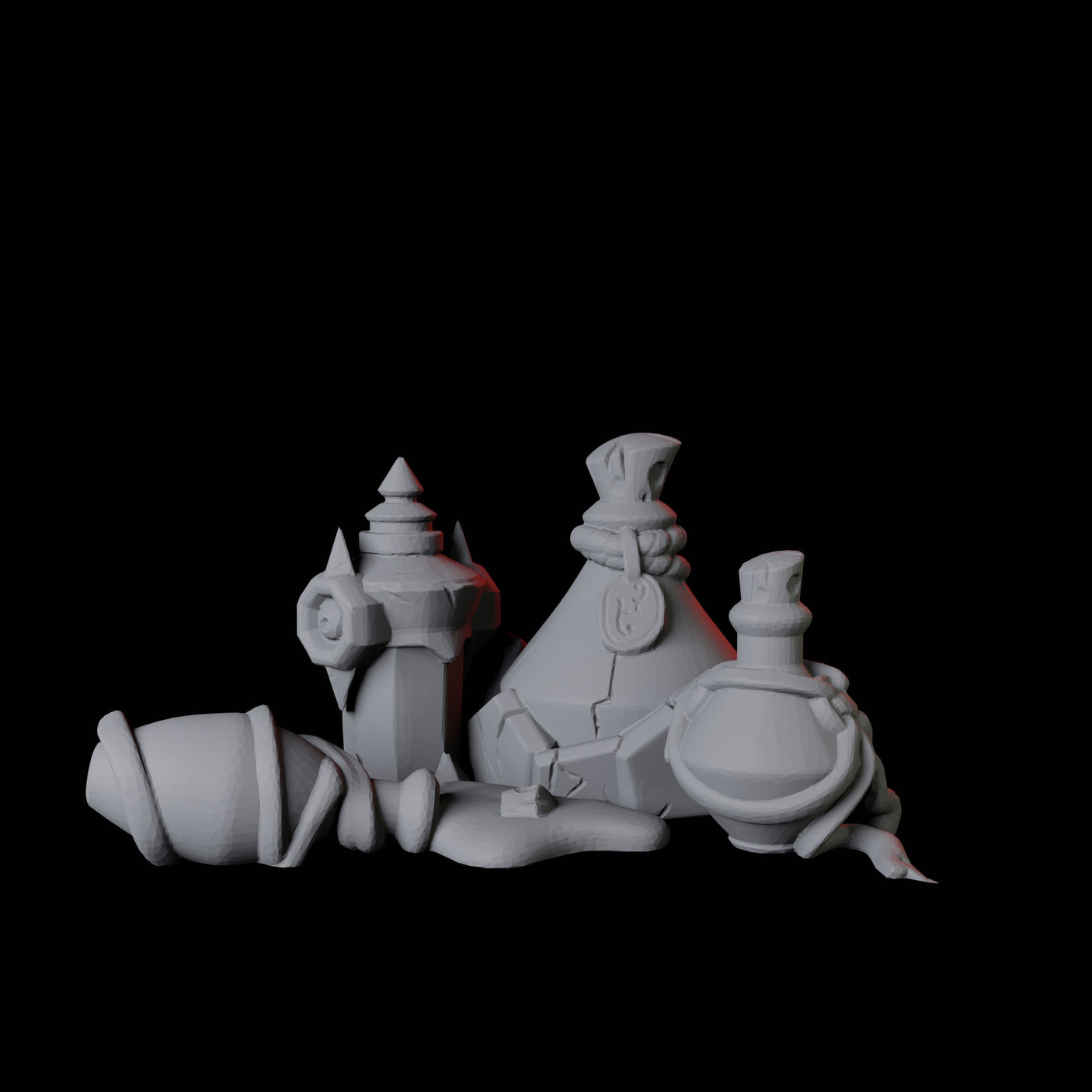 Potion Bottles Miniature for Dungeons and Dragons, Pathfinder or other TTRPGs