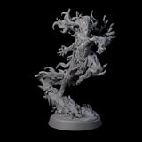 Pouncing Forest Dryad Miniature for Dungeons and Dragons, Pathfinder or other TTRPGs