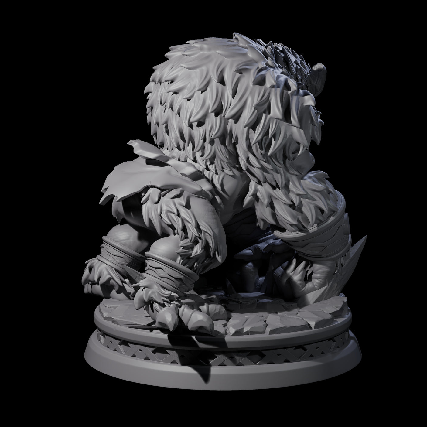 Pounding Balor-Kin Miniature for Dungeons and Dragons, Pathfinder or other TTRPGs