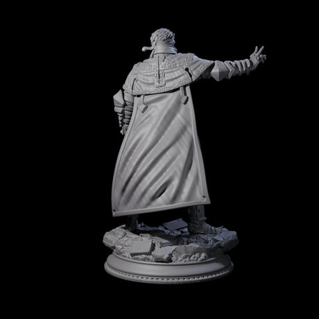 Powerful Blinded Fighter Miniature for Dungeons and Dragons, Pathfinder or other TTRPGs