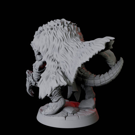 Powerful Frost Lizardfolk E Miniature for Dungeons and Dragons, Pathfinder or other TTRPGs