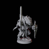 Powerful Frost Lizardfolk F Miniature for Dungeons and Dragons, Pathfinder or other TTRPGs