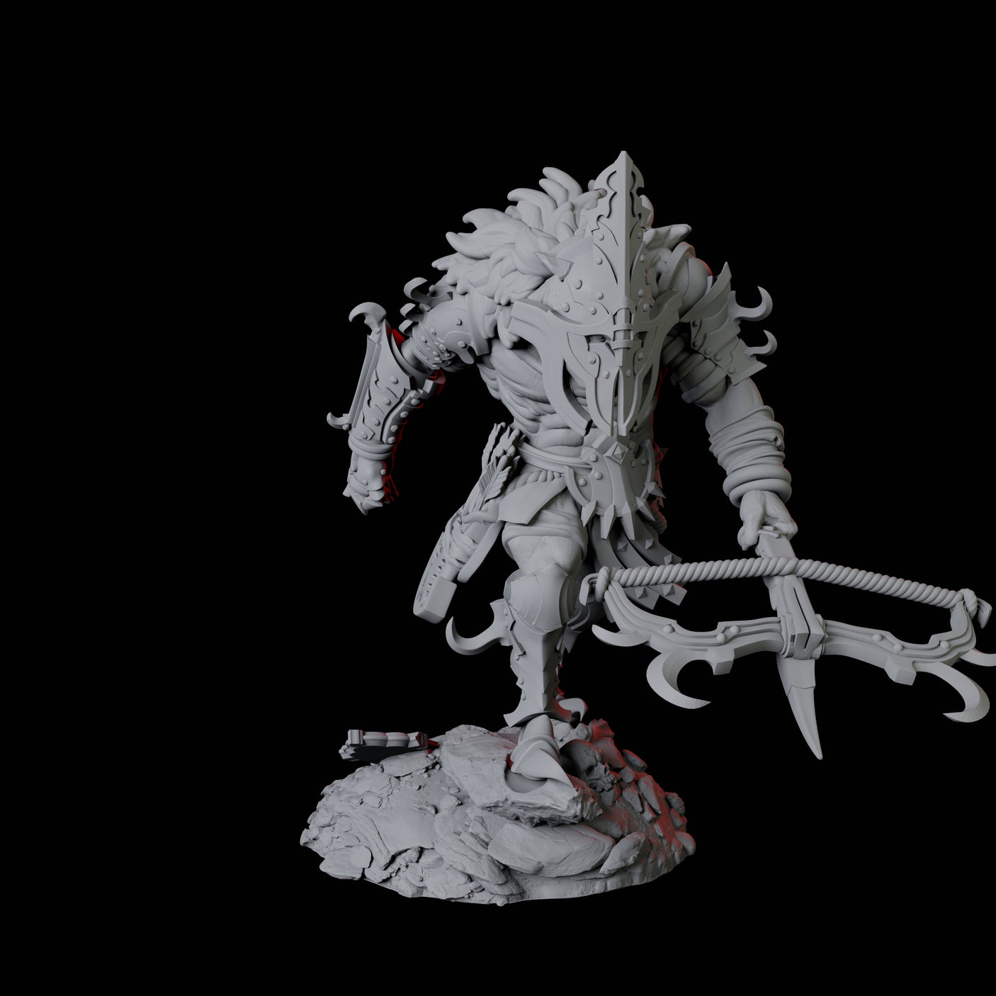 Powerful Nosferatu Overlord A Miniature for Dungeons and Dragons, Pathfinder or other TTRPGs