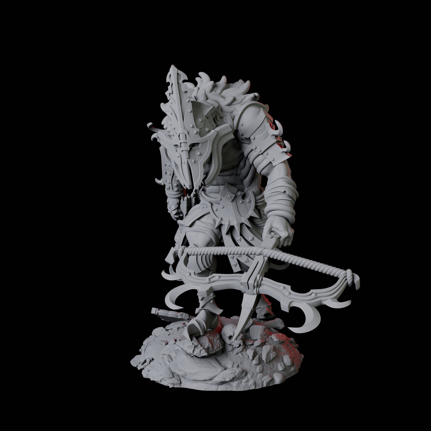 Powerful Nosferatu Overlord A Miniature for Dungeons and Dragons, Pathfinder or other TTRPGs
