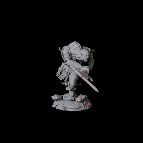 Powerful Nosferatu Overlord C Miniature for Dungeons and Dragons, Pathfinder or other TTRPGs