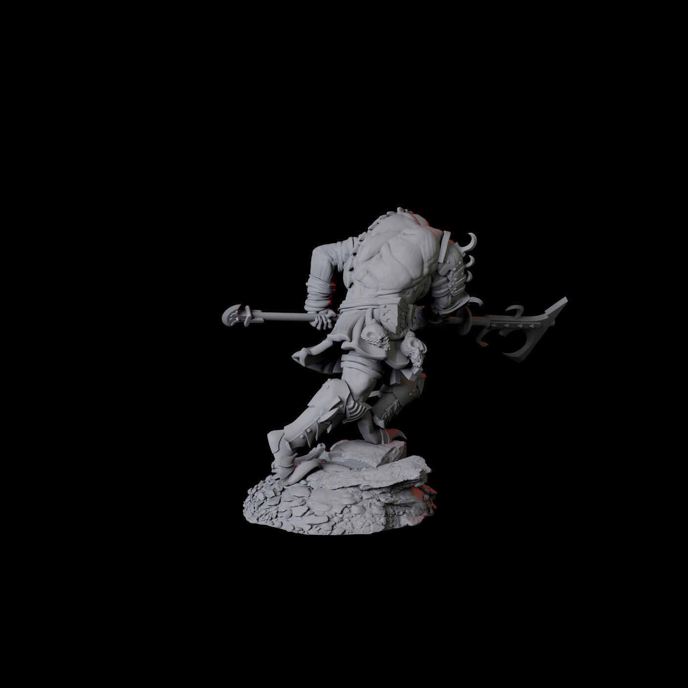 Powerful Nosferatu Overlord C Miniature for Dungeons and Dragons, Pathfinder or other TTRPGs