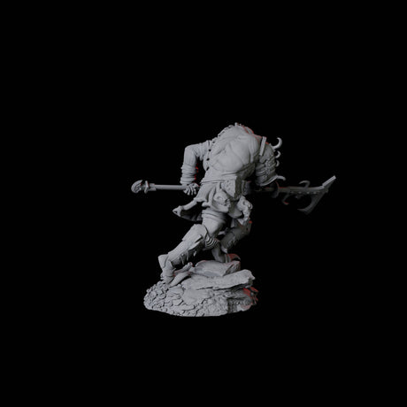 Powerful Nosferatu Overlord C Miniature for Dungeons and Dragons, Pathfinder or other TTRPGs