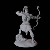 Powerful Tabaxi Warrior B Miniature for Dungeons and Dragons, Pathfinder or other TTRPGs