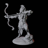 Powerful Tabaxi Warrior B Miniature for Dungeons and Dragons, Pathfinder or other TTRPGs