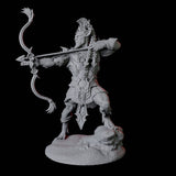 Powerful Tabaxi Warrior B Miniature for Dungeons and Dragons, Pathfinder or other TTRPGs