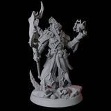 Powerful Warforged Warlock Miniature for Dungeons and Dragons, Pathfinder or other TTRPGs
