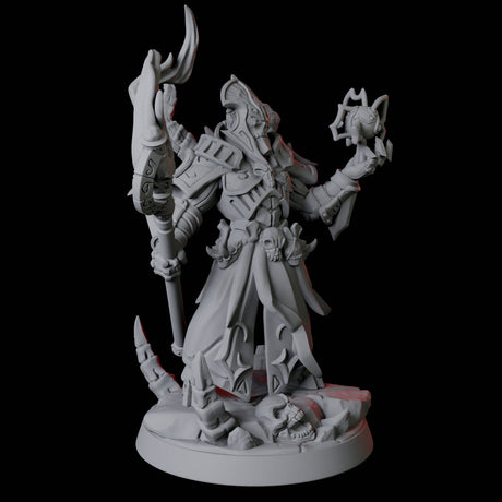 Powerful Warforged Warlock Miniature for Dungeons and Dragons, Pathfinder or other TTRPGs