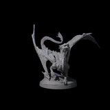 Prancing Golden Dragon Miniature for Dungeons and Dragons, Pathfinder or other TTRPGs