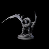 Prancing Golden Dragon Miniature for Dungeons and Dragons, Pathfinder or other TTRPGs