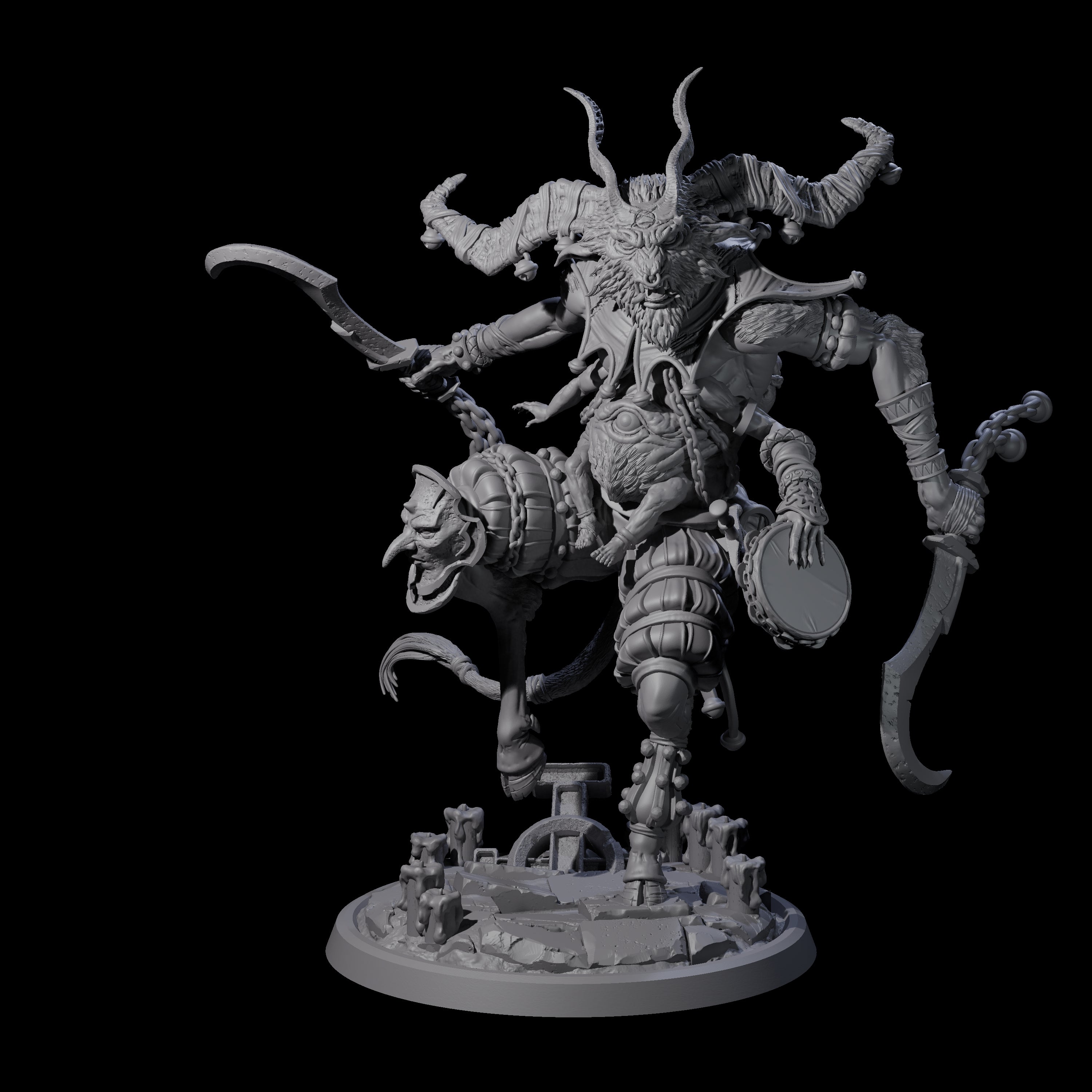 Prancing Jester Goristro Brute A Miniature for Dungeons and Dragons, Pathfinder or other TTRPGs