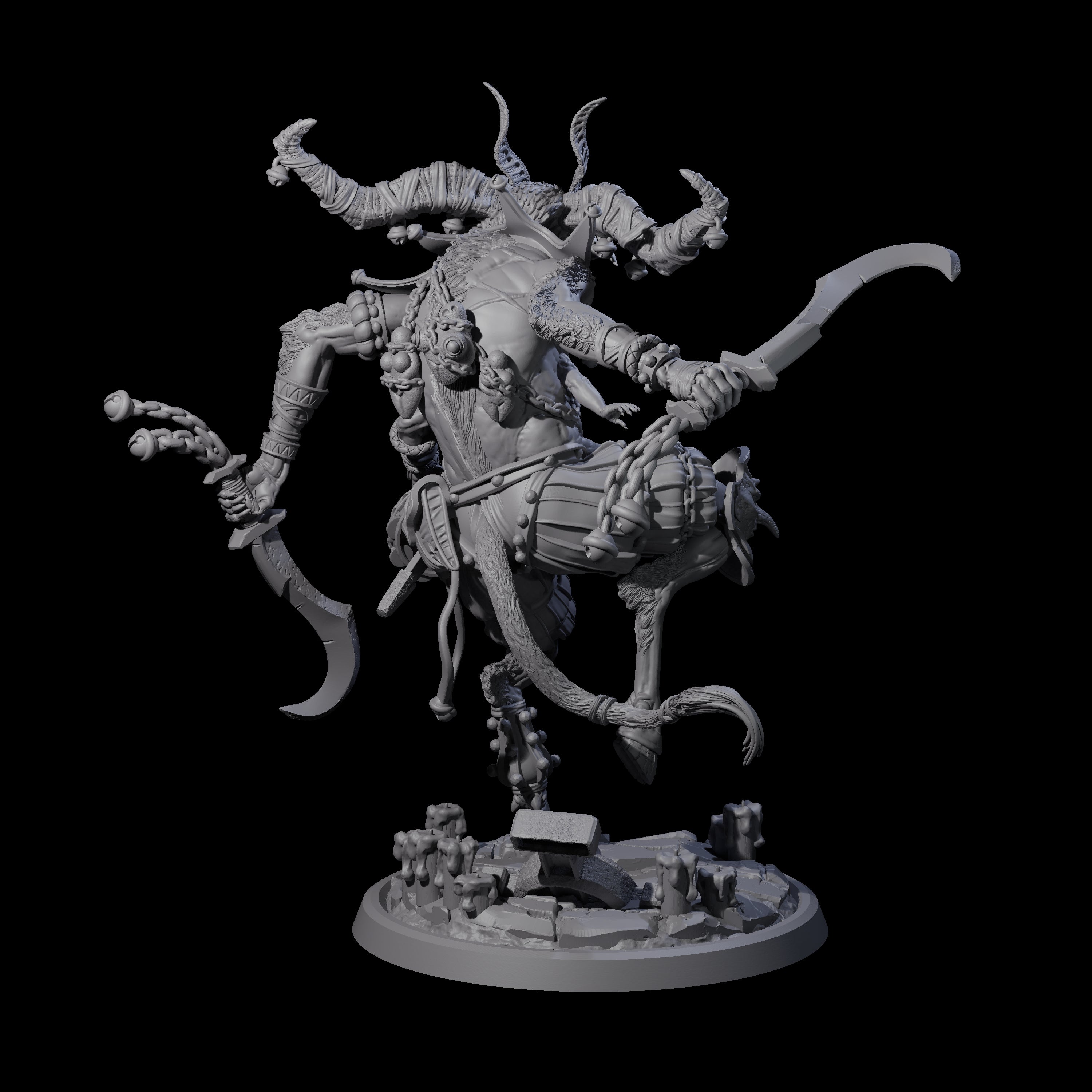 Prancing Jester Goristro Brute A Miniature for Dungeons and Dragons, Pathfinder or other TTRPGs