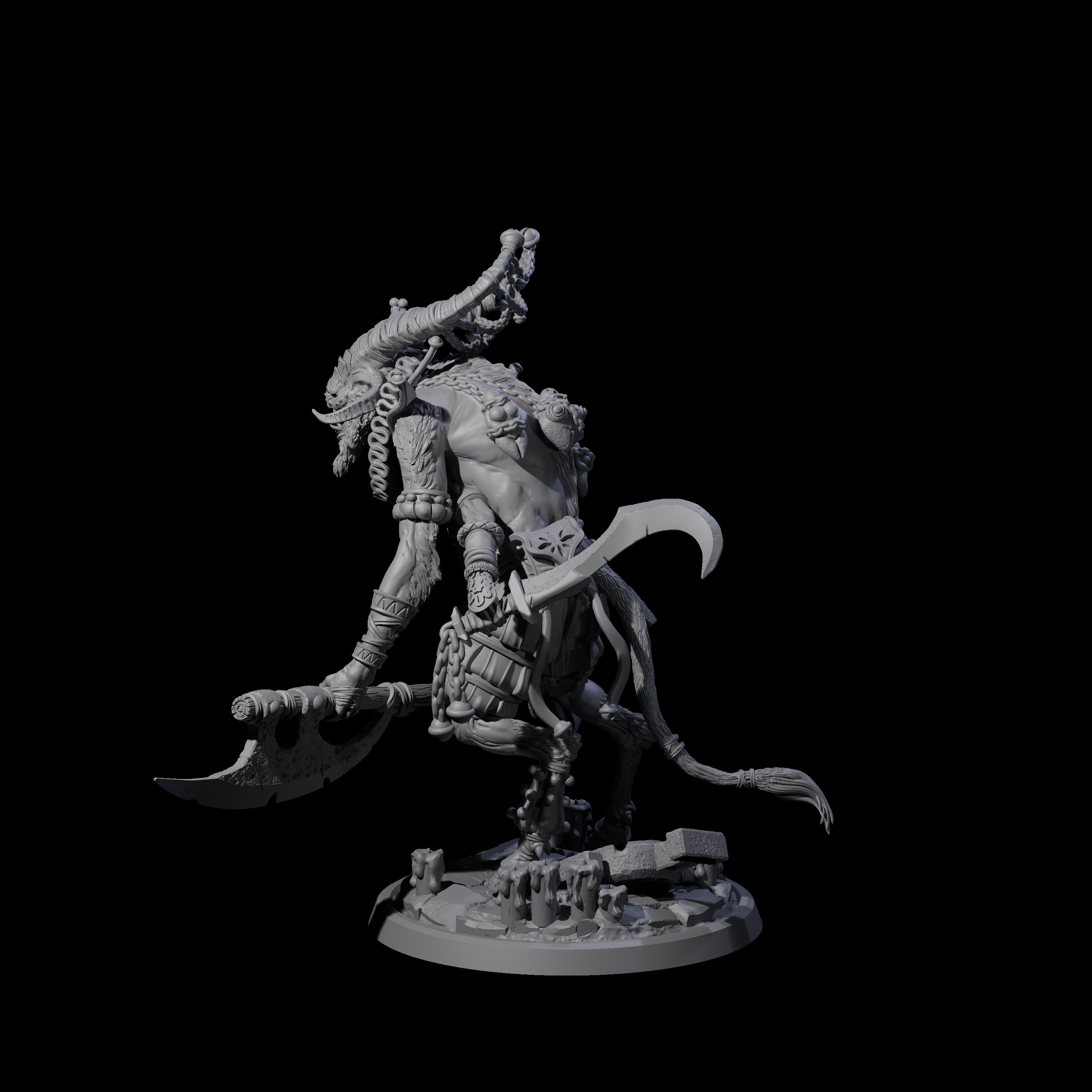 Prancing Jester Goristro Brute C Miniature for Dungeons and Dragons, Pathfinder or other TTRPGs