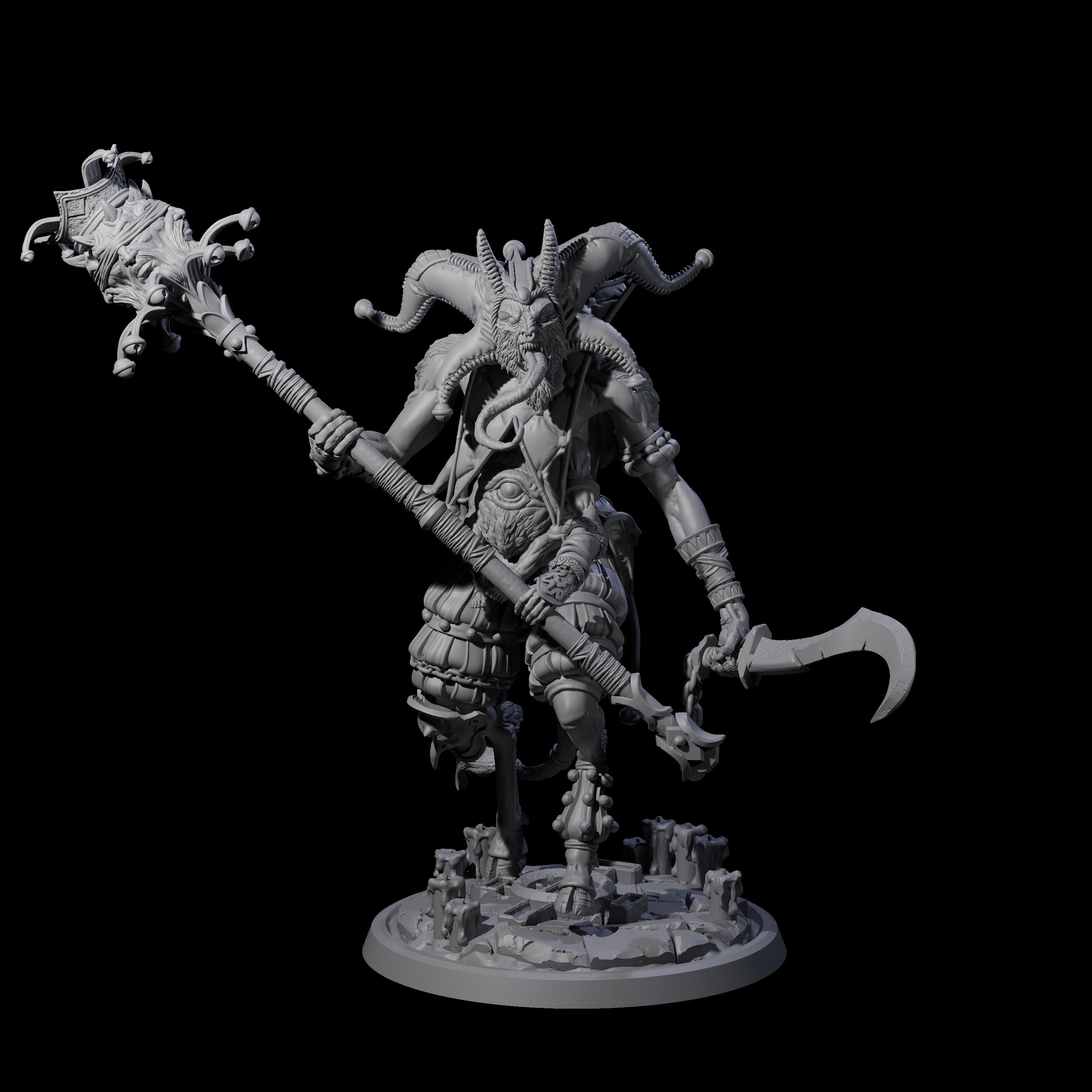 Prancing Jester Goristro Brute D Miniature for Dungeons and Dragons, Pathfinder or other TTRPGs