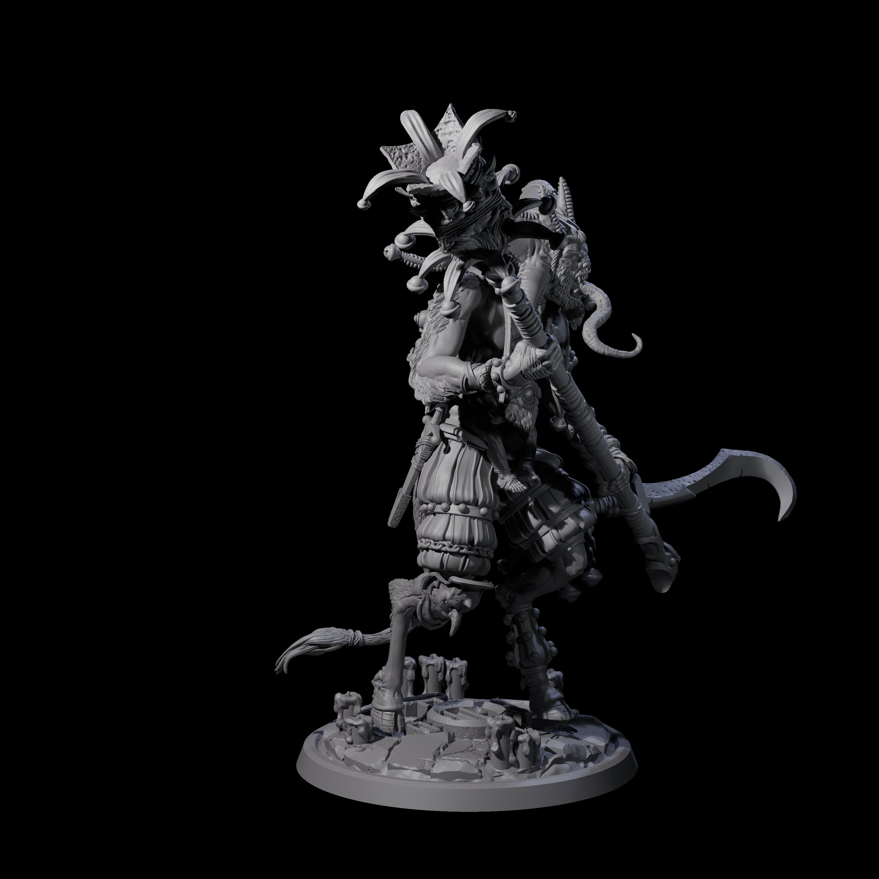 Prancing Jester Goristro Brute D Miniature for Dungeons and Dragons, Pathfinder or other TTRPGs