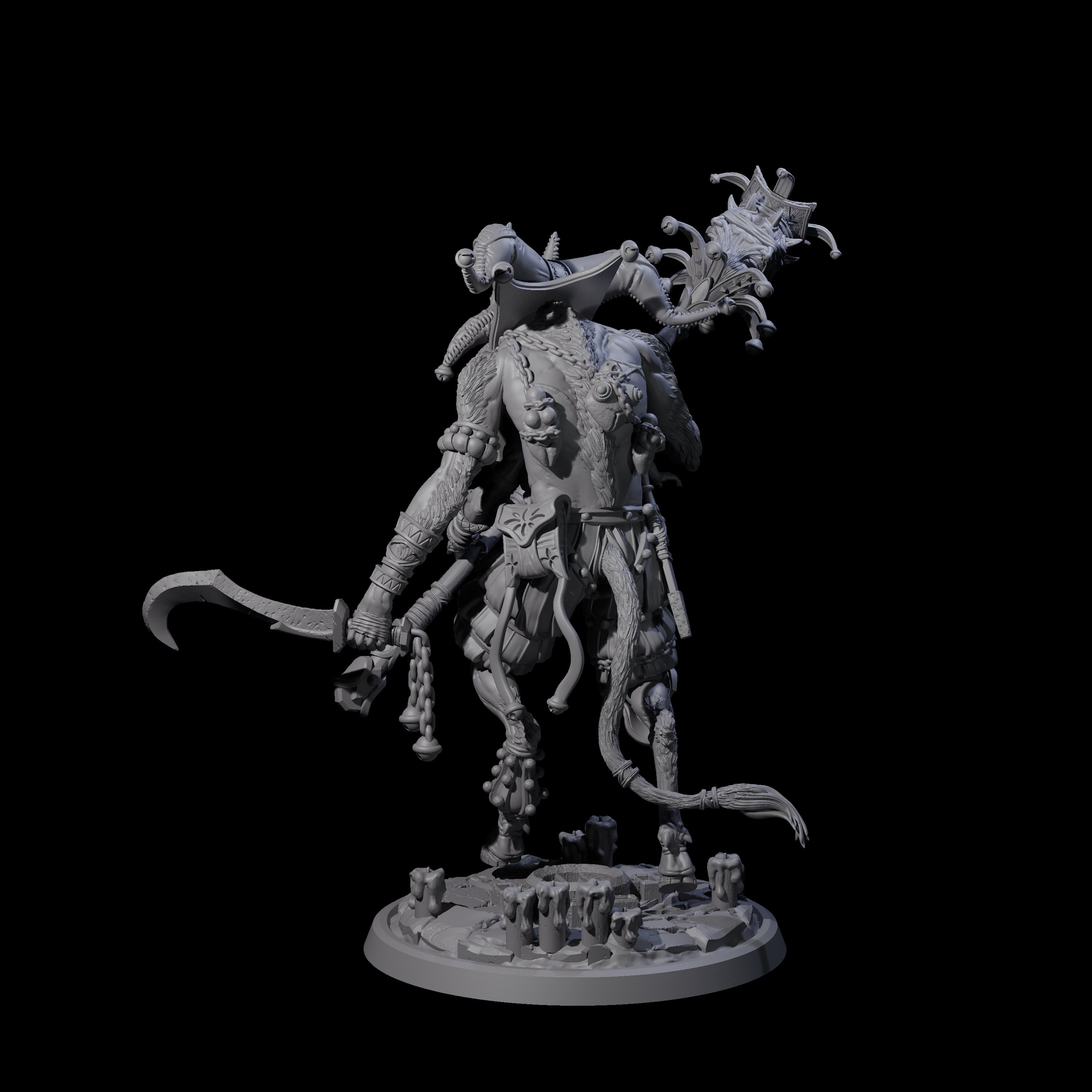 Prancing Jester Goristro Brute D Miniature for Dungeons and Dragons, Pathfinder or other TTRPGs