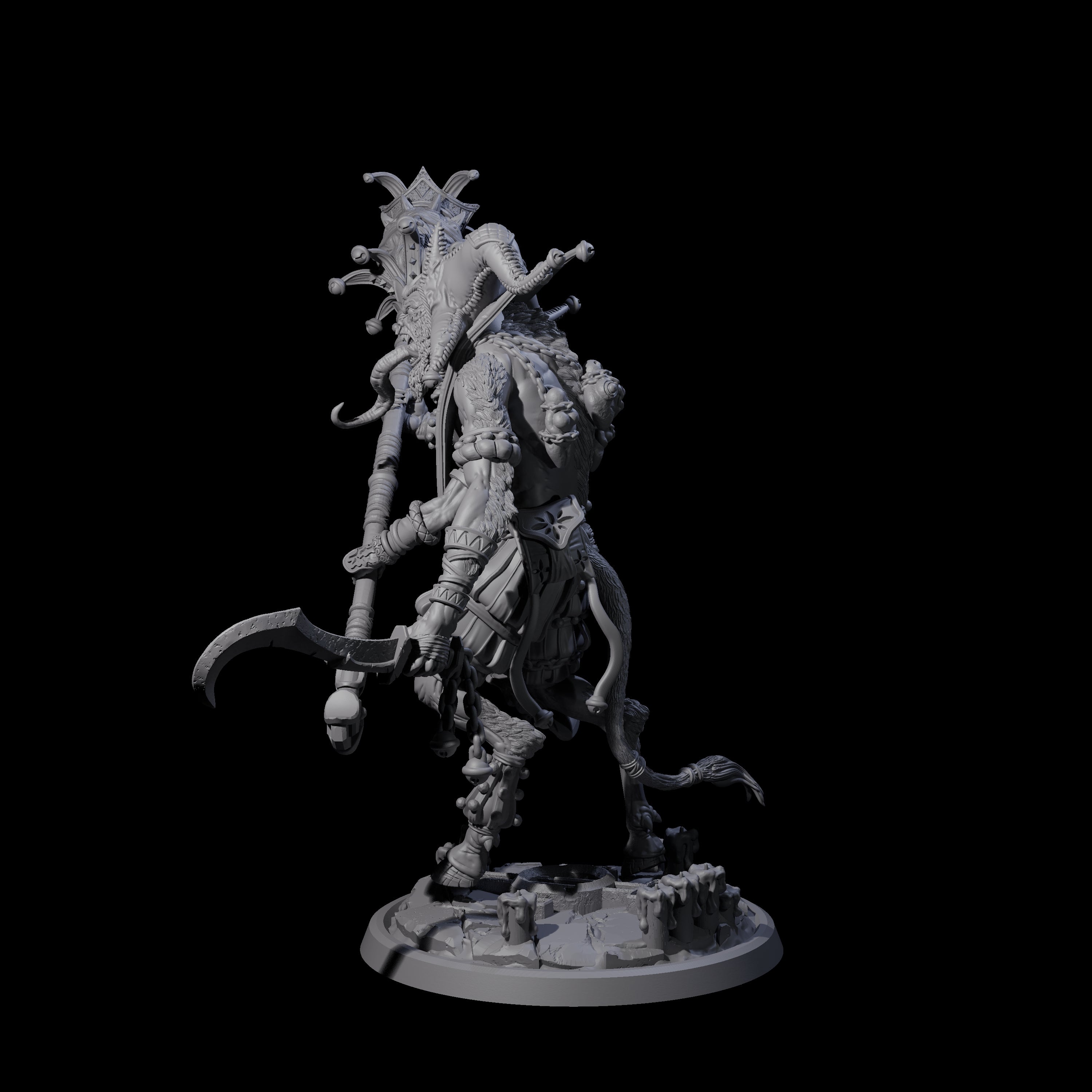Prancing Jester Goristro Brute D Miniature for Dungeons and Dragons, Pathfinder or other TTRPGs