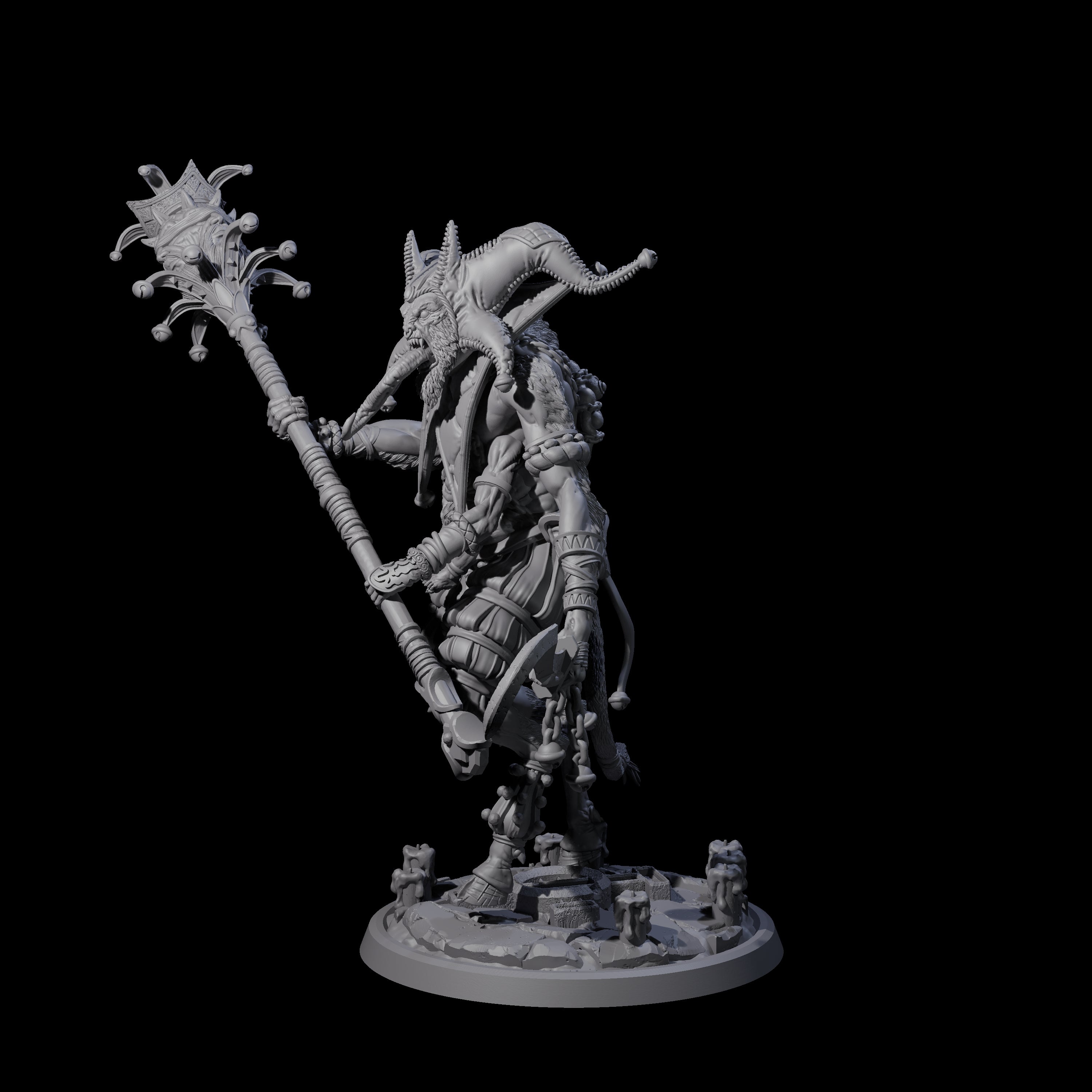 Prancing Jester Goristro Brute D Miniature for Dungeons and Dragons, Pathfinder or other TTRPGs