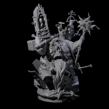 Preaching Corpse Collector Bishop Miniature for Dungeons and Dragons, Pathfinder or other TTRPGs