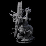 Preaching Corpse Collector Bishop Miniature for Dungeons and Dragons, Pathfinder or other TTRPGs
