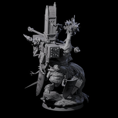 Preaching Corpse Collector Bishop Miniature for Dungeons and Dragons, Pathfinder or other TTRPGs
