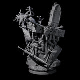 Preaching Corpse Collector Bishop Miniature for Dungeons and Dragons, Pathfinder or other TTRPGs
