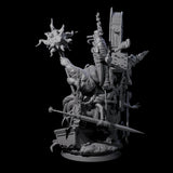 Preaching Corpse Collector Bishop Miniature for Dungeons and Dragons, Pathfinder or other TTRPGs