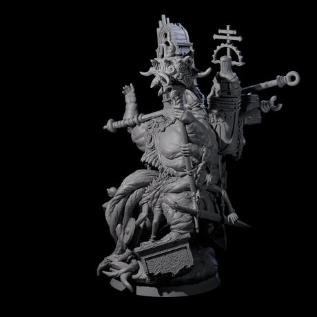 Preaching Corpse Collector Bishop Miniature for Dungeons and Dragons, Pathfinder or other TTRPGs