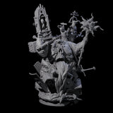 Preaching Corpse Collector Bishop Miniature for Dungeons and Dragons, Pathfinder or other TTRPGs