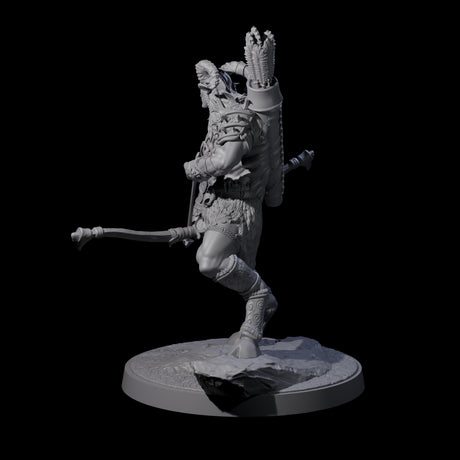 Precise Satyr Marksman B Miniature for Dungeons and Dragons, Pathfinder or other TTRPGs