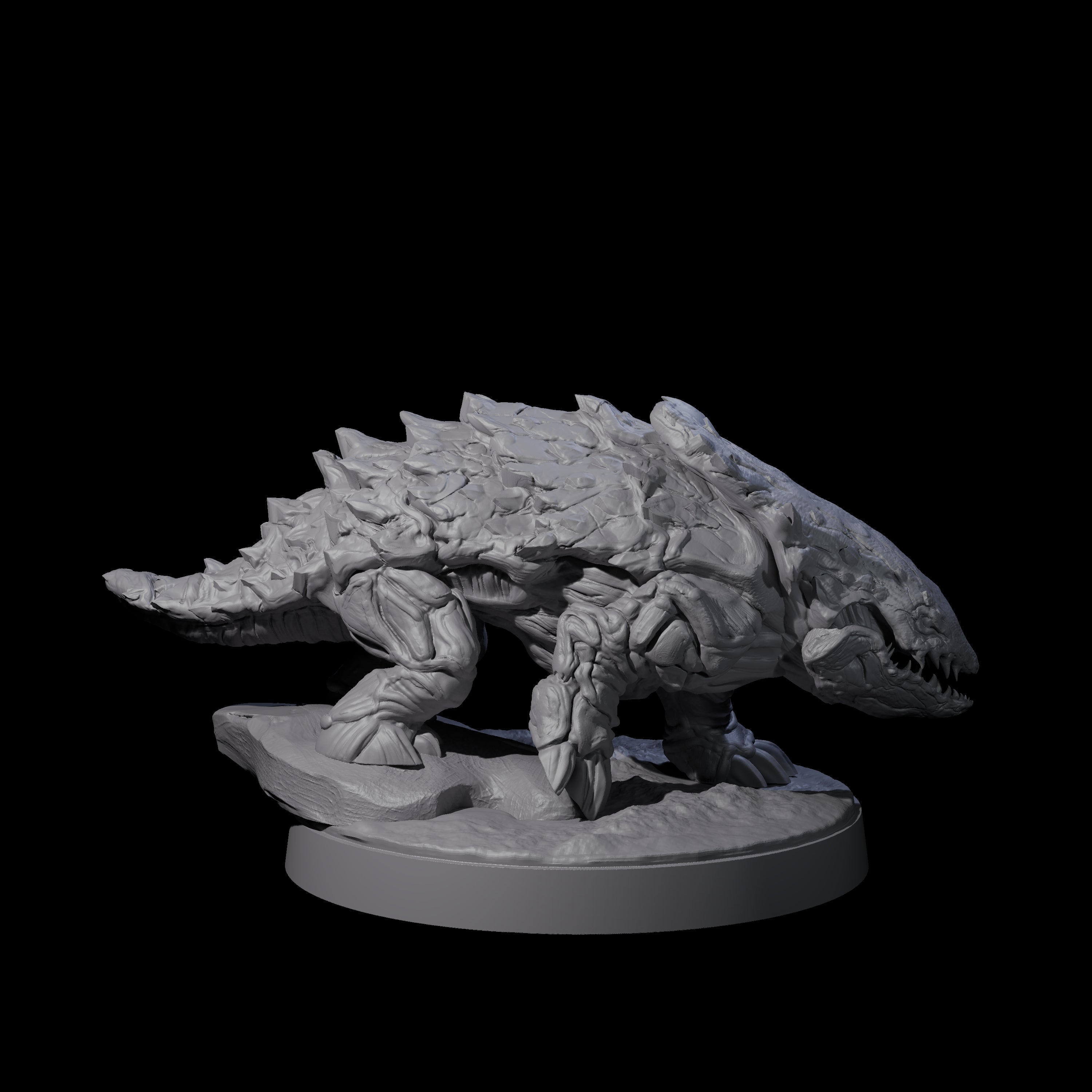 Predatory Bulette Hunter A Miniature for Dungeons and Dragons, Pathfinder or other TTRPGs