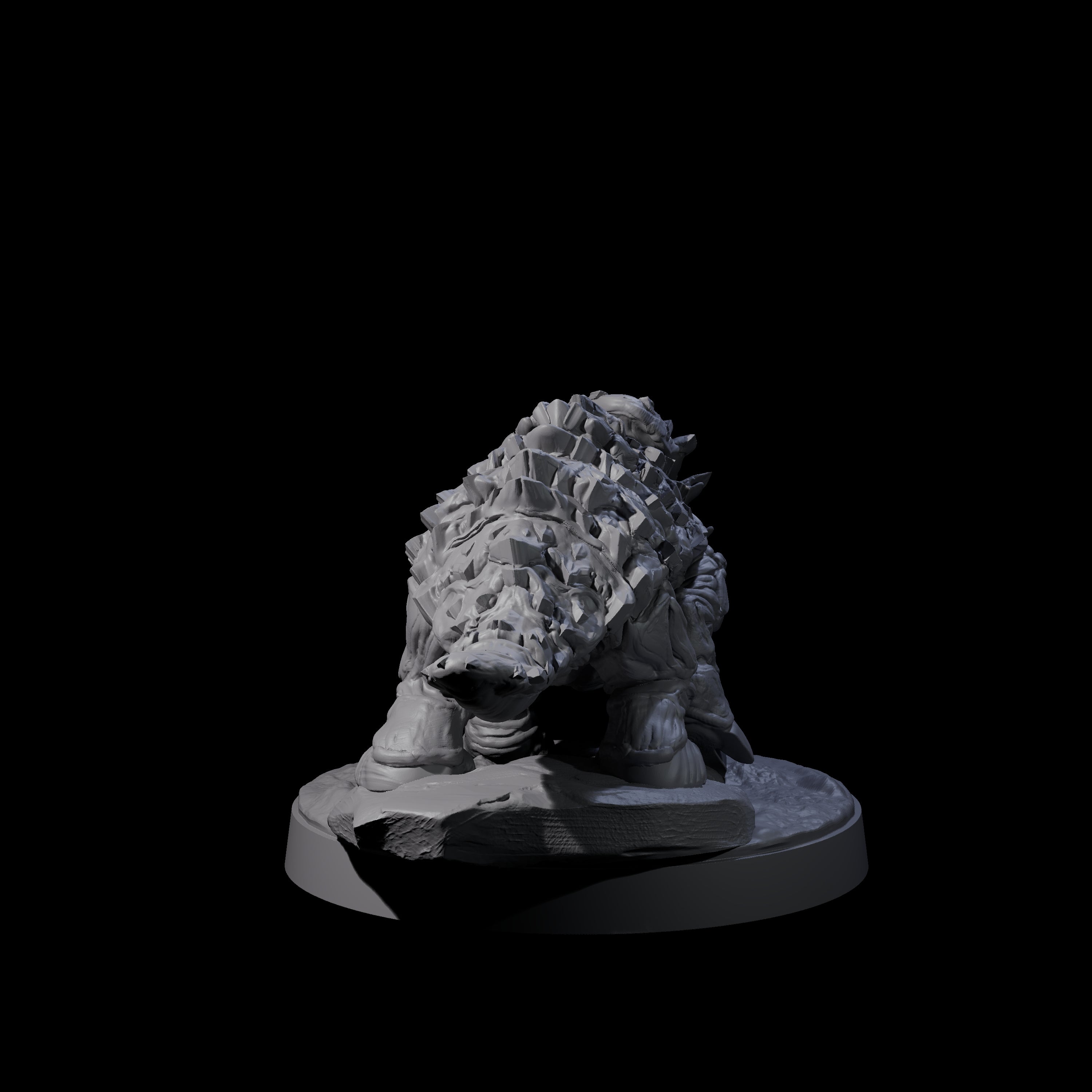 Predatory Bulette Hunter A Miniature for Dungeons and Dragons, Pathfinder or other TTRPGs