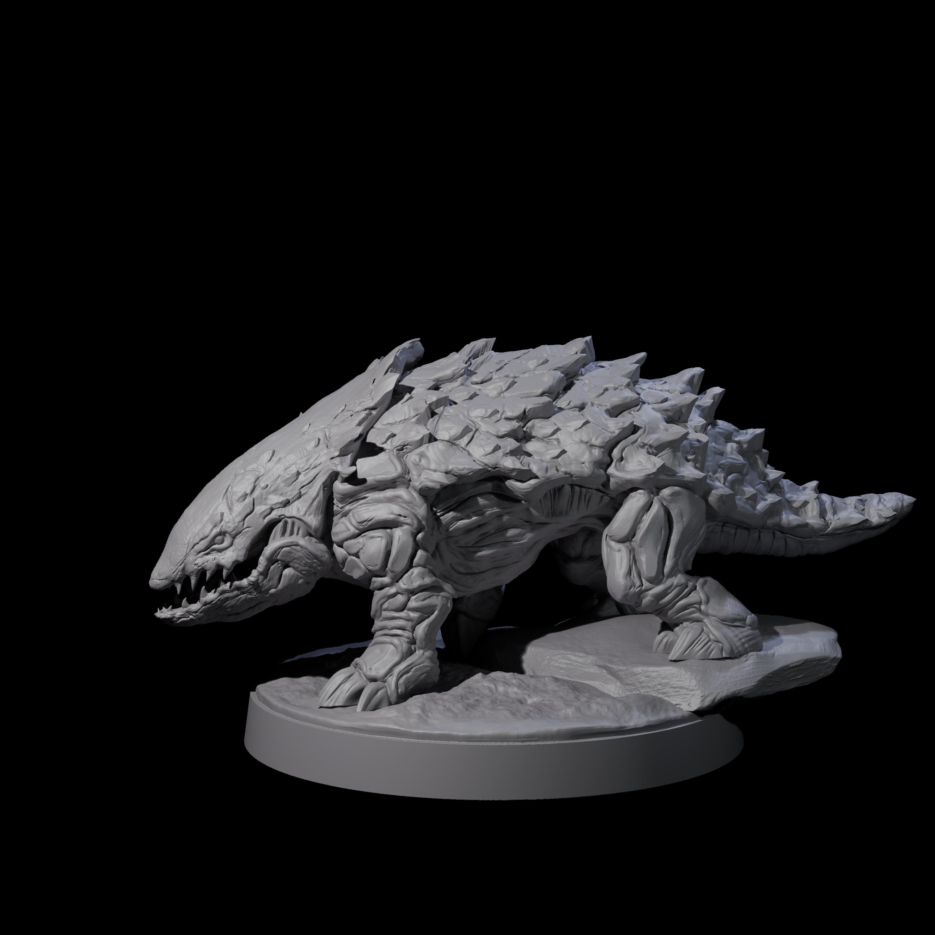 Predatory Bulette Hunter A Miniature for Dungeons and Dragons, Pathfinder or other TTRPGs