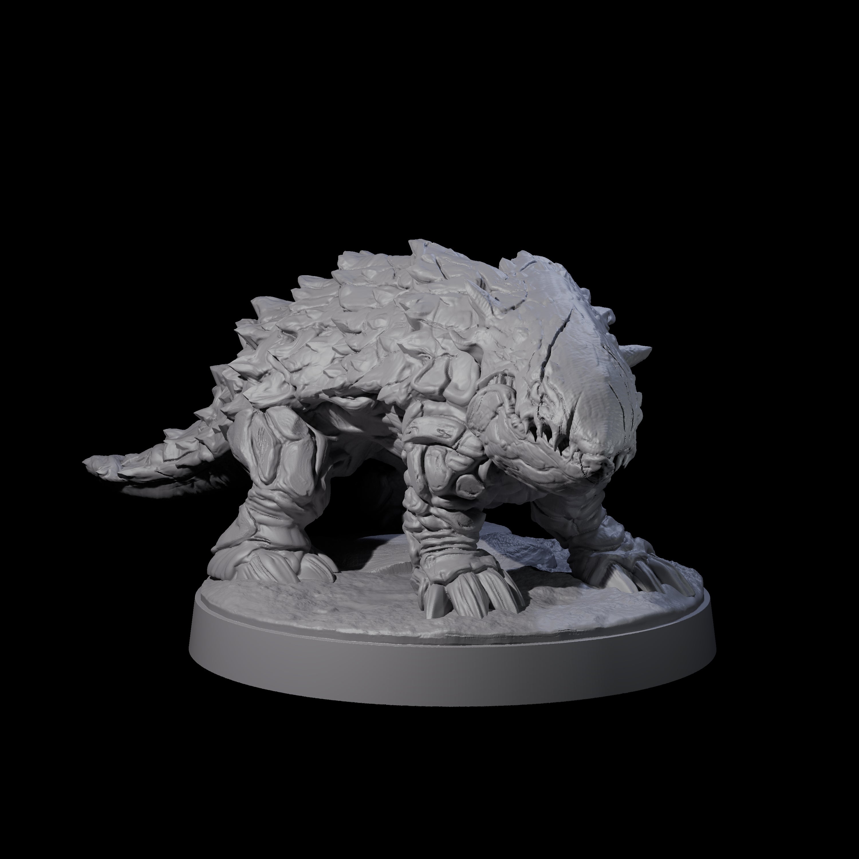 Predatory Bulette Hunter B Miniature for Dungeons and Dragons, Pathfinder or other TTRPGs