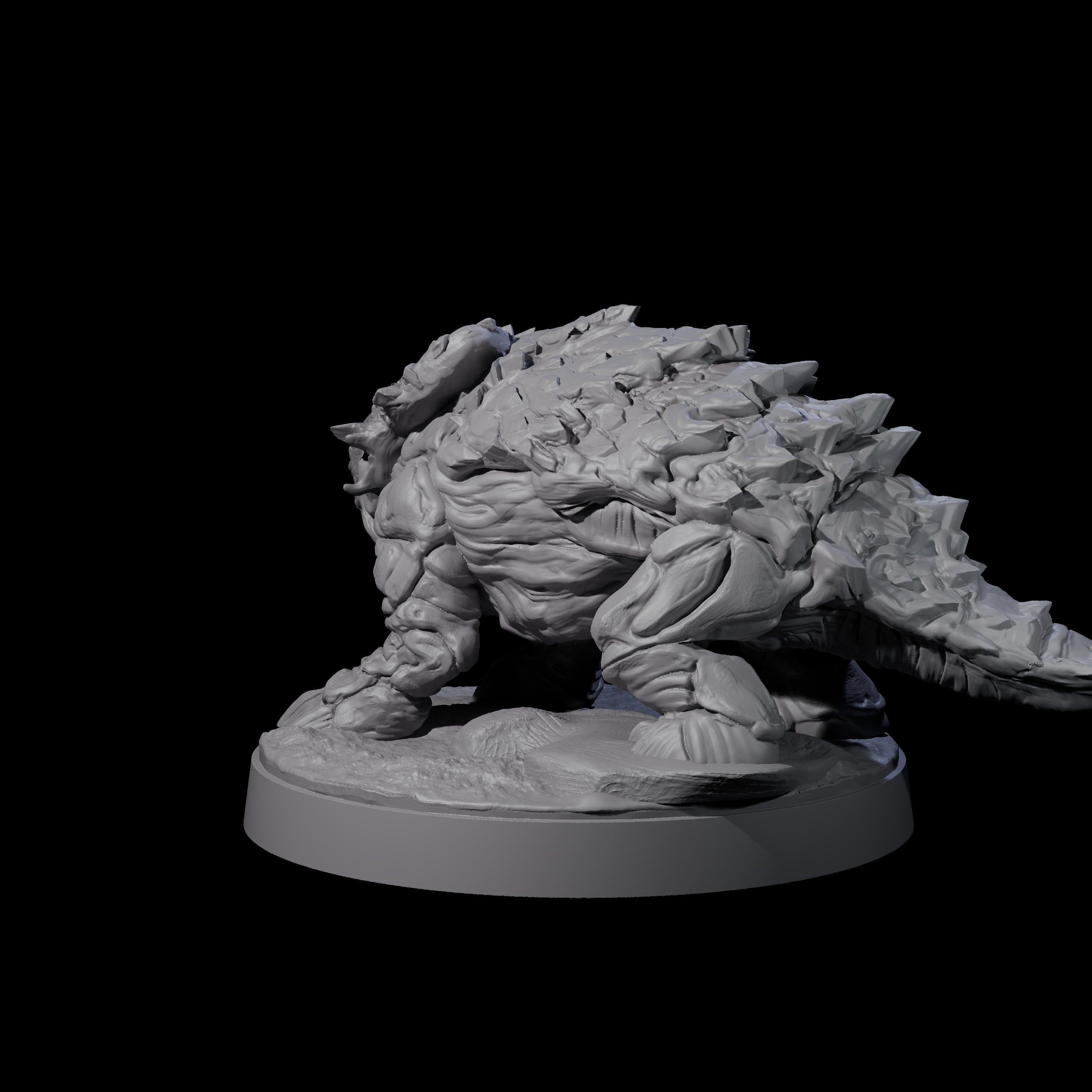 Predatory Bulette Hunter B Miniature for Dungeons and Dragons, Pathfinder or other TTRPGs