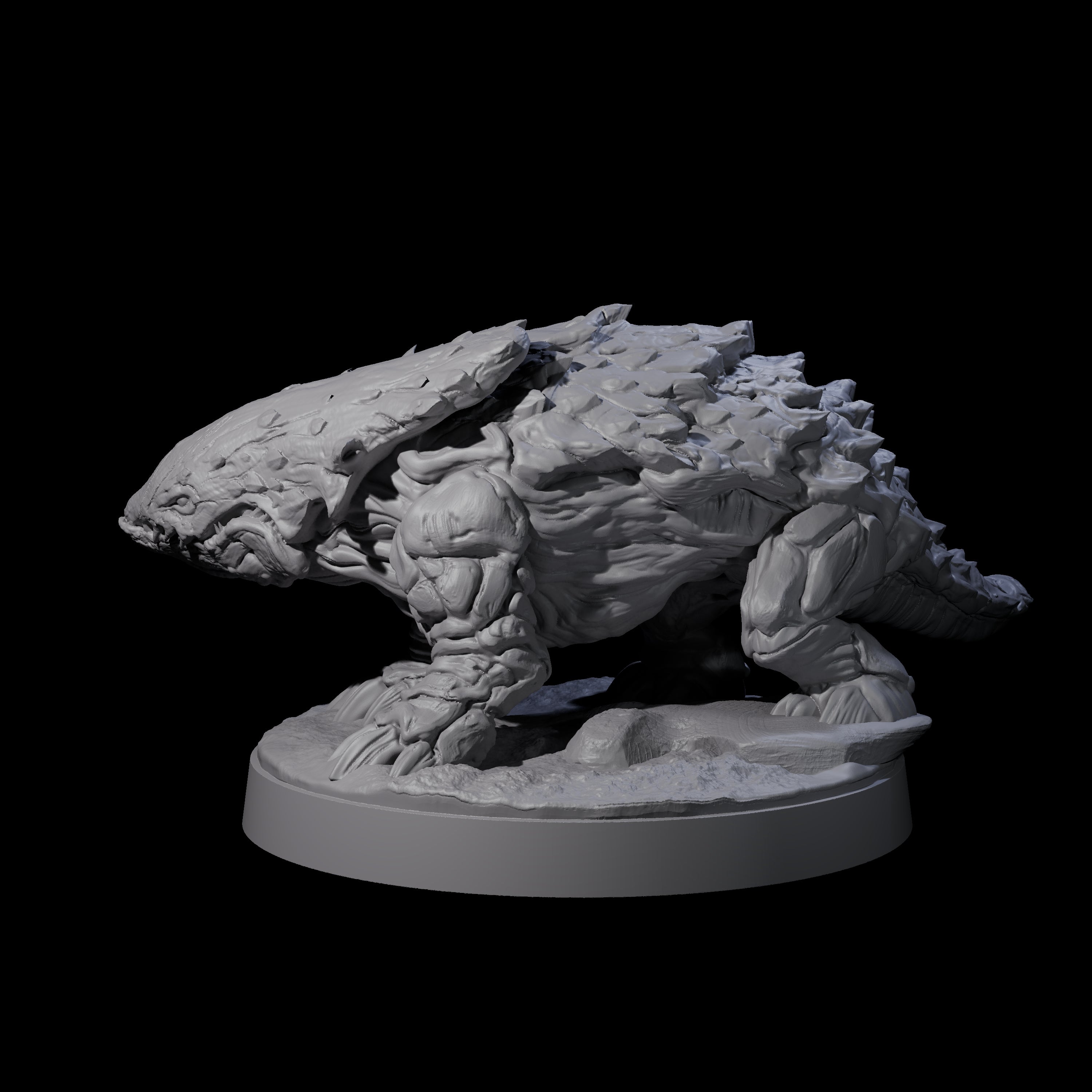 Predatory Bulette Hunter B Miniature for Dungeons and Dragons, Pathfinder or other TTRPGs
