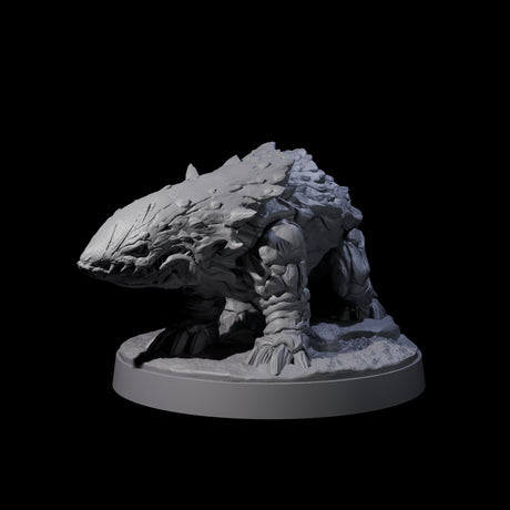 Predatory Bulette Hunter B Miniature for Dungeons and Dragons, Pathfinder or other TTRPGs