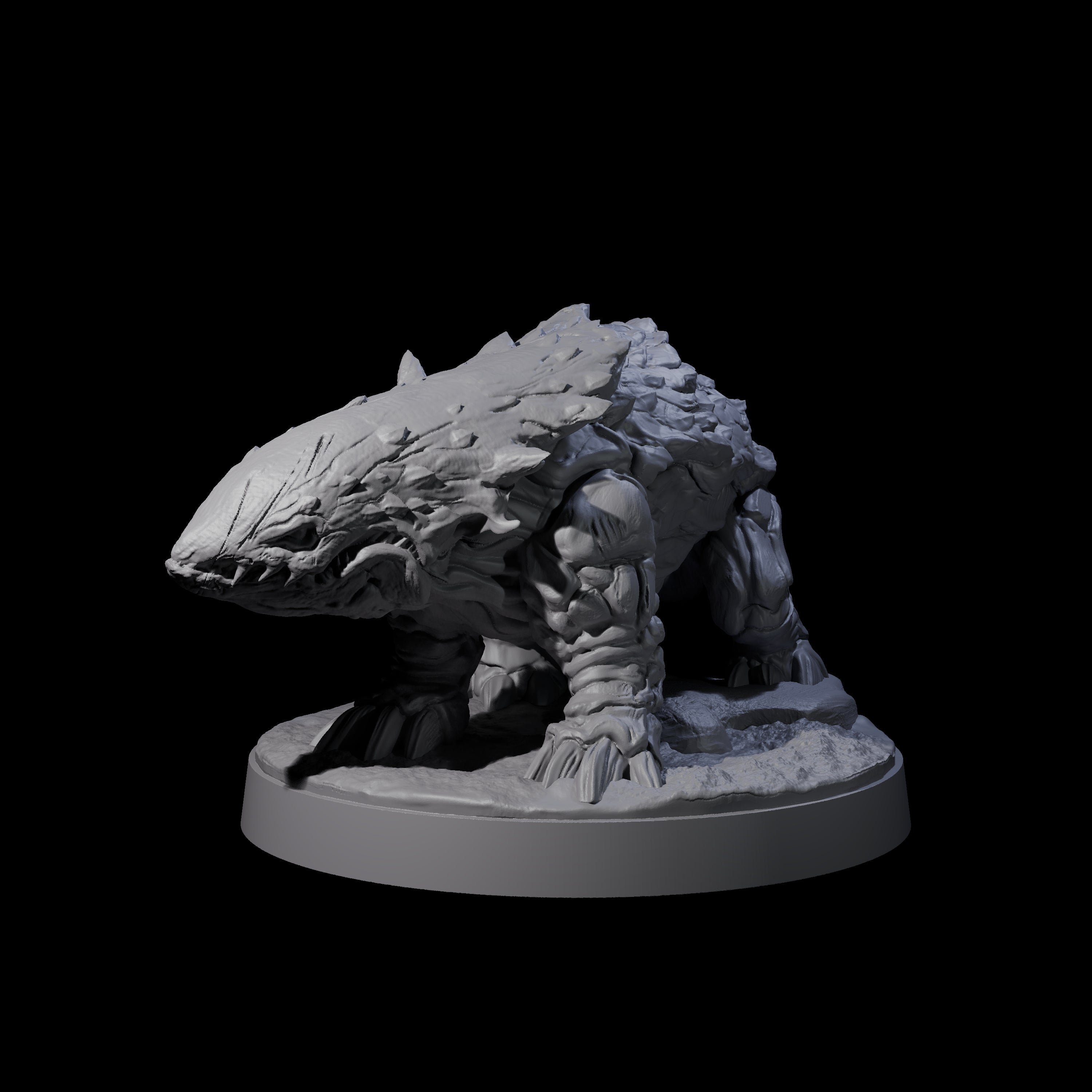 Predatory Bulette Hunter B Miniature for Dungeons and Dragons, Pathfinder or other TTRPGs