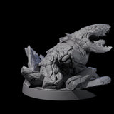 Predatory Bulette Hunter C Miniature for Dungeons and Dragons, Pathfinder or other TTRPGs